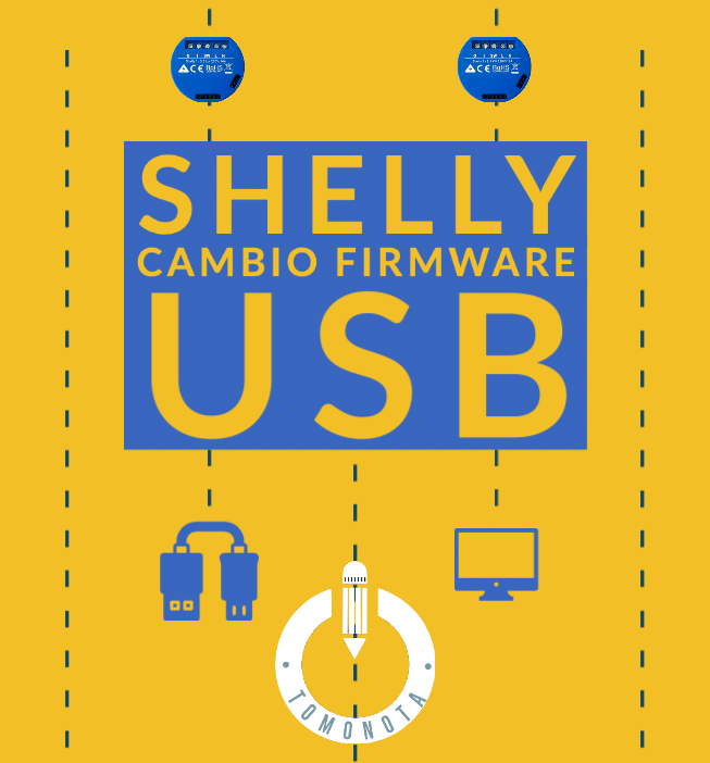 Shelly 1 – Cambio firmware por usb